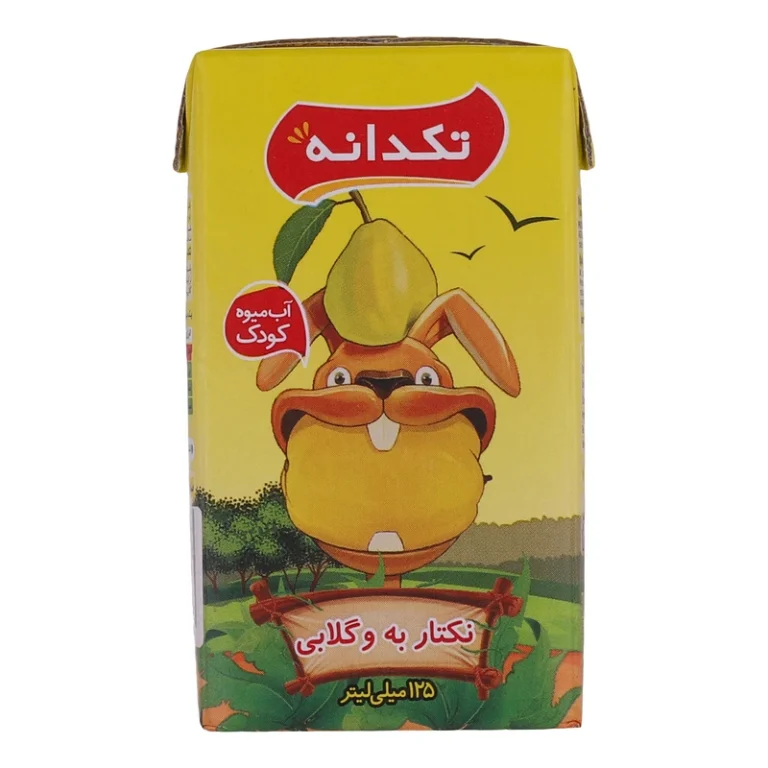 آبمیوه به و گلابی تکدانه - 125 میلی‌لیتر